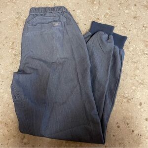 Figs Size Small Blue/gray color, tight at bottom